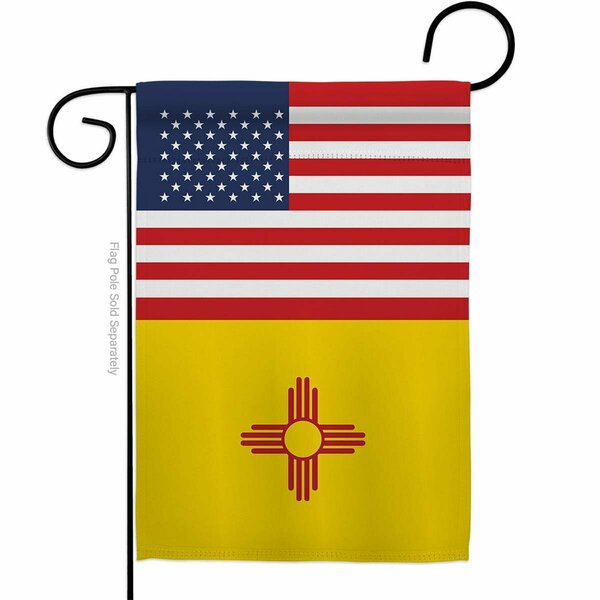 Guarderia 13 x 18.5 in. USA New Mexico American State Vertical Garden Flag with Double-Sided GU4061044